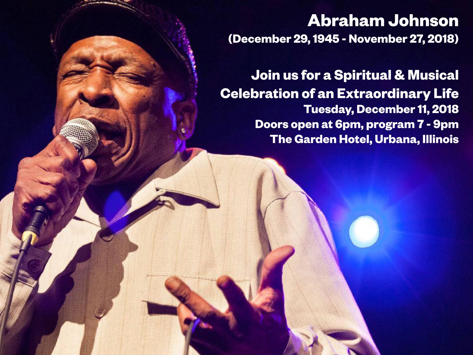 [Abraham Johnson Celebration of Life]